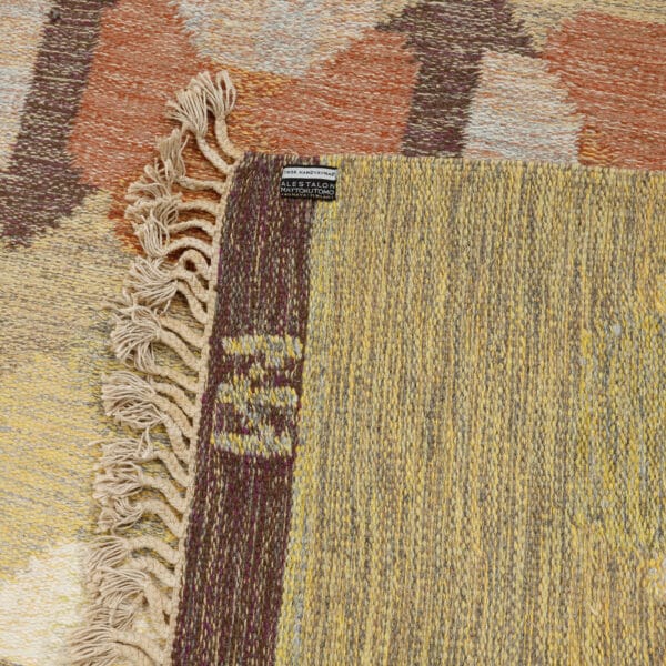 INGA KARIN JONSON. Matta, "Harsyra", rölakan, Alestalon Mattokutomu, Finland, signerad. 273 x 191 - Bild 4